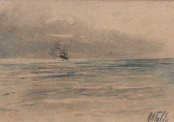 Лагорио Лев Феликсович. Судно в открытом море